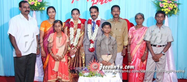 Regi Preetha Reception Photos